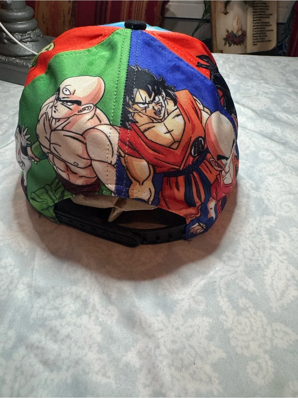 Anime Warrior Kids Snapback Hat - Black & Blue